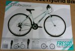 Falcon Fresco Womens Hybrid 700c 18 Speed Bike