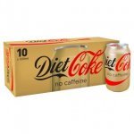 Coca Cola / Diet Coca Cola / Diet Coke caffeine free & Coca Cola Zero (10 x 330ml) now