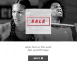 Adidas upto 50% off - Summer sale starts today