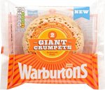 Warburtons 2 Pack Giant Crumpets