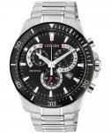 Citizen Mens' Eco Drive Black Dial Chronograph Watch