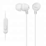 Sony MDR-EX15AP Earphones with Smartphone Mic and Control - White