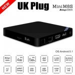 Mini M8S Amlogic S905 Android Box (2GB RAM, 8GB eMMC, BT 4.0 + SPDIF + USB + HDMI + LAN + Wlan, 4k @ 60Hz, Android 5.1) incl. delivery