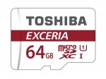 Toshiba Exceria 64GB MicroSDXC Card Class 10 with SD Adapter