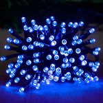 50 BLUE SOLAR FAIRY LIGHTS