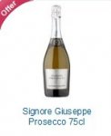 Ocado - Signore Giuseppe Prosecco 75cl 3 bottles