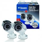 Swann PRO-742 PK2 800 TVL Day & Night Outdoor Bullet Camera [2 Pack]