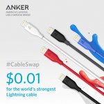 Anker 3ft PowerLine Lightning Cable 0.01 (Prime) (non Prime) Starts April 2nd Anker Direct Via