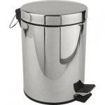 Simple Value Stainless Steel 5 Litre Pedal Bin C&C