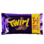 Cadbury Twirl Twin Bars 3 + 1 136g