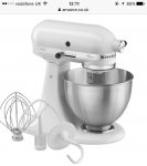 KitchenAid K45SS Classic Stand Mixer - White