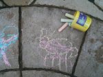 15 children's outdoor chalks for a squid