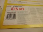 Instore coupon &pound;100 when you spend on electrical products valid 21/06-03/07/16