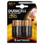 Duracell Plus AA Batteries - 6 Pack