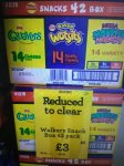 Walkers snack box 42 pack