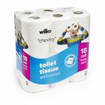 Wilko Embossed Toilet Tissue 18 pack