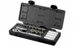 Halfords Advanced Professional 18 Piece Socket Set 3/8" with Lifetime Guarantee
