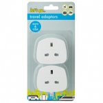 Twin Pack of Travel Adaptor Plugs