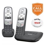 Gigaset A455A Cordless Telephone with Answer Machine - Twin
