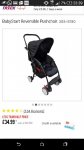 Baby start reversible pushchair