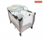 HALF PRICE - Graco Contour Electra Travel Cot - Vibrating Bassinette/Night Light/Music Player and more