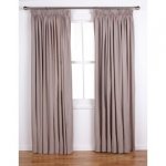 ColourMatch Pencil Pleat Curtains- 117x137cm - Cafe Mocha