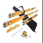 JCB 6 piece level and measure set