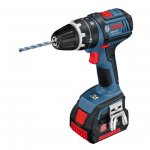 BOSCH GSB18V-LI 18V COMBI HAMMER DRILL 2 X 2.0ah Li-ion BATTS (+Quidco 6%) Now with free tool set too
