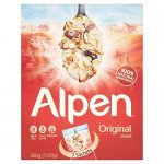 Alpen 7 x 50g sachets - original and no added sugar