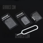 3 in 1 "NOOSY" (Nano + Micro SIM) adapter (using code)