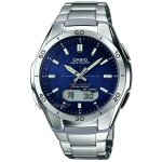 Casio Mens Waveceptor Watch [Solar Powered/Mineral Glass/Atomic Time Keeping/100M]