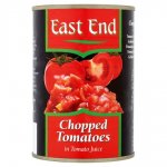 East End Chopped Tomatoes 400G. x5