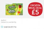 Co-op x5 frozen meal deal