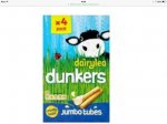 Dairylea Dunkers at Morrisons Pack of 4 were £2.24 now on offer