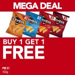 Doritos 102g bags @ Premier Stores (includes all 4 flavours)