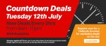 HALFORDS COUNTDOWN DEALS 8AM- 10PM 12th July
