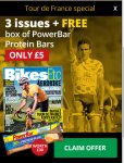 3 issues of BikesEtc and a FREE box of PowerBar protein bars delivered ("worth &pound;30")