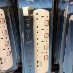 Power pro 4 way switched extension socket with usb 2m