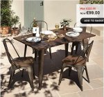 Emilia 5 Piece Dining Set