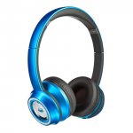 Monster N-Tune On-Ear Headphones Candy Blue With Inline Controls Tangle Free BRAND NEW WITH A 12 MONTH TESCO OUTLET WARRANTY