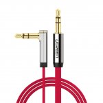 Ugreen 3.5mm Auxiliary Audio 24K Gold Plated Male to Male, Red cables 50% off with code (+&pound;3.99 non prime)