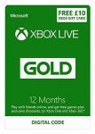 Xbox Live 12 Months + &pound;10 Xbox Gift Card (Prime Only)