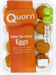 Quorn Meat Free Mini Cocktail Sausages (180g) or Quorn Meat Free Mini Savoury Eggs (240g)