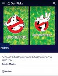 50% off Ghostbusters 1 & 2 with O2 Priority (Google Play) £2.99