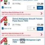 Dolmio sauce 750g large family size tesco 6 to choose