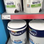 Dulux Pure Brilliant White Silk/Matt Emulsion £10.00/5L (instore Asda)