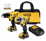 DeWalt 10.8V Li-Ion Drill Driver & Impact Driver Twin Pack 2 £125 - possible with Trade-point card