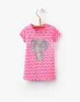 Joules Baby / Toddler Miranda Mermaid Dress in Pink Wave Stripe Del