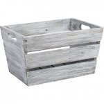 Various wooden baskets & chalkboard crates