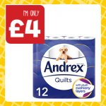 Andrex Quilts Toilet Tissue 12 roll